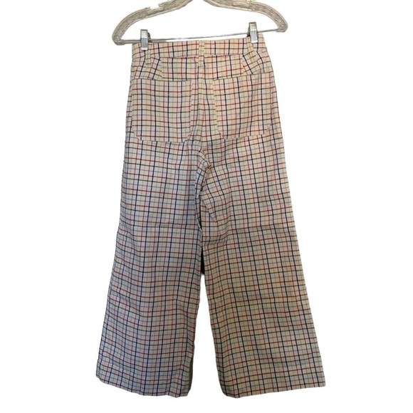 Madewell Emmett Wide-Leg Crop Pants in Rainbow Windowpane - Picture 6 of 9